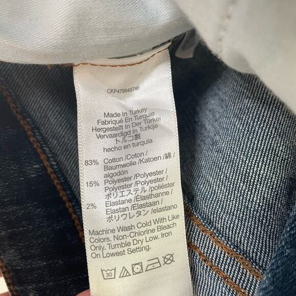 NWOT Madewell Curvy Stovepipe Jeans‎ Pendleton Wash Size 26 NN571 - Picture 10 of 10